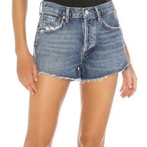 Agolde Parker Cut Off Distressed Denim Shorts Women’s Size 26